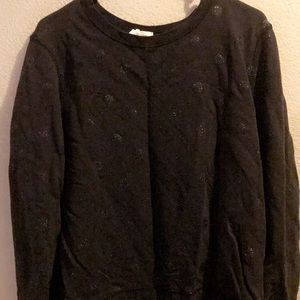 Kate Spade Black Long Sleeve Sweater